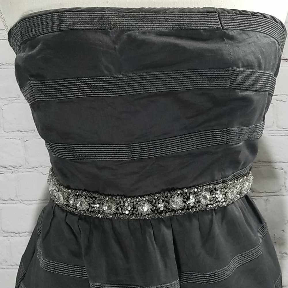 J. Crew Rhinestone Brown Velvet Ribbon Belt - Picture 3 of 5